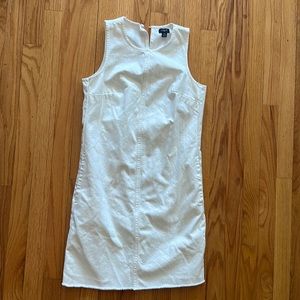 White denim dress